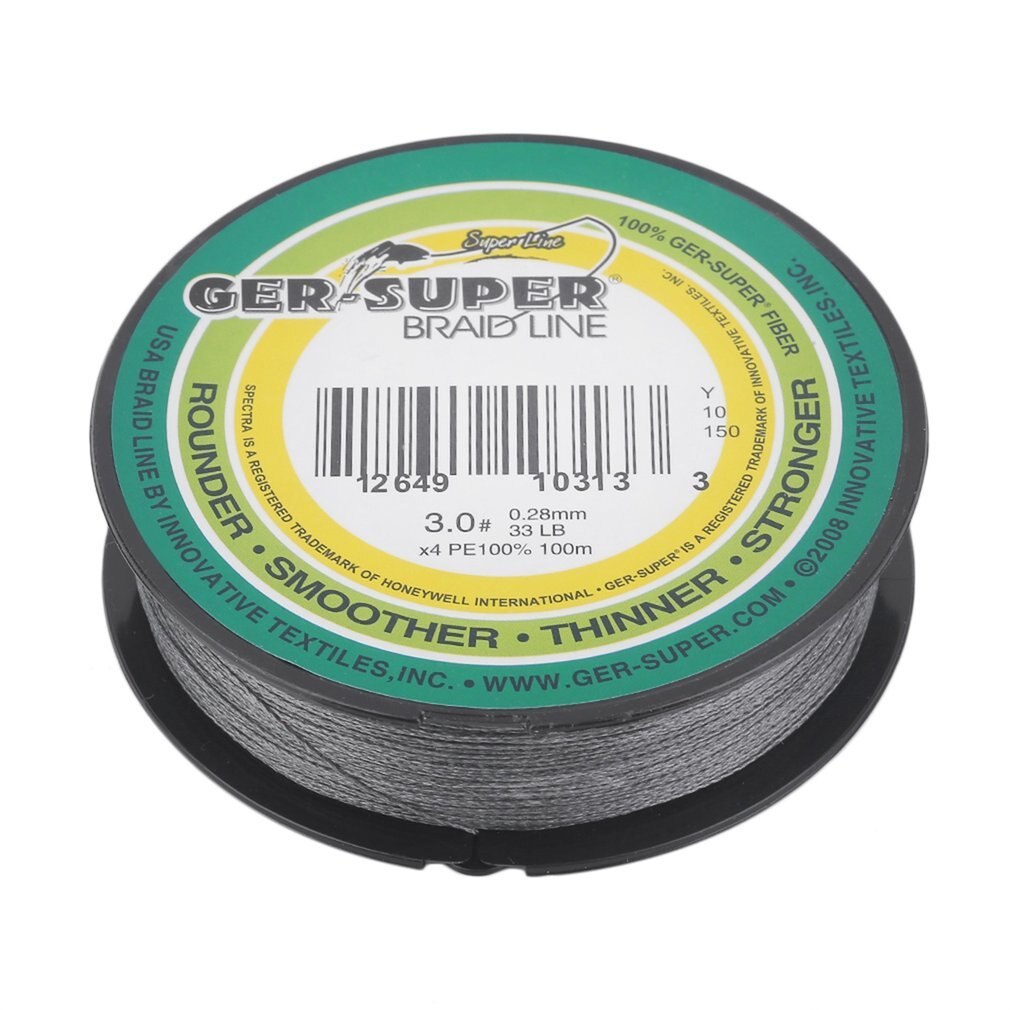 Lichtgewicht 100M Vislijn Gevlochten Lijn Voor Vis Staven 0.28Mm 30LB Multifilament Vislijn Vissen Accessoires: Default Title