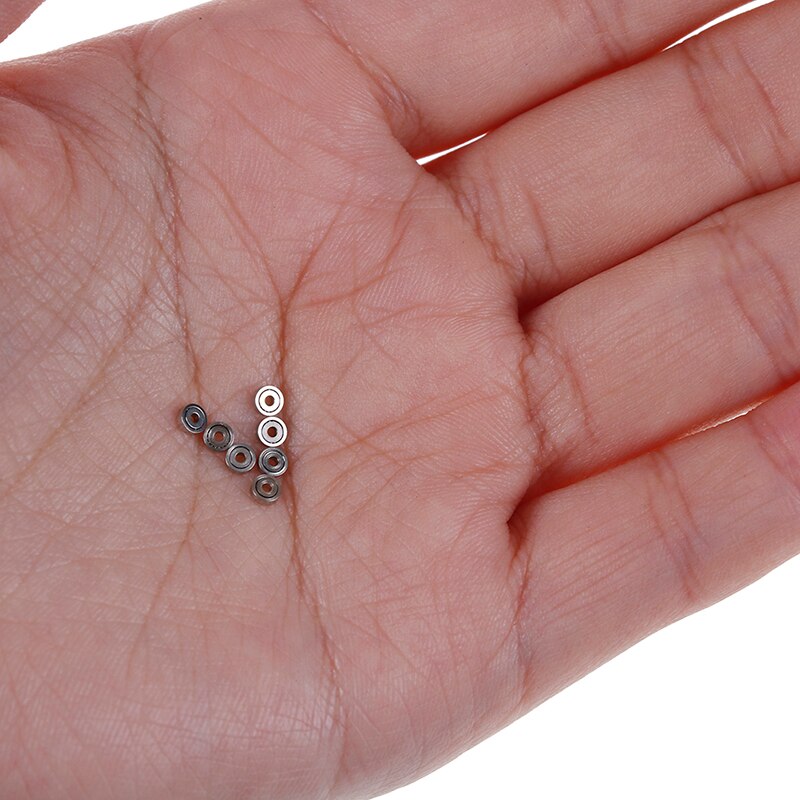 10 st 681zz miniatyrkullager i metall öppet mikrolager 1 x 3 x 1mm