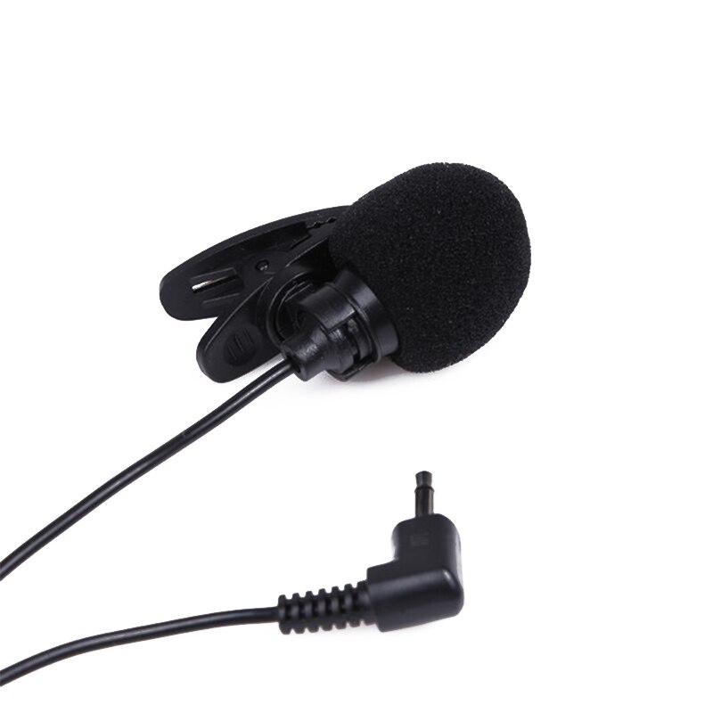 3.5mm stereo draadloze fm zender ontvanger lavalier revers clip microfoon