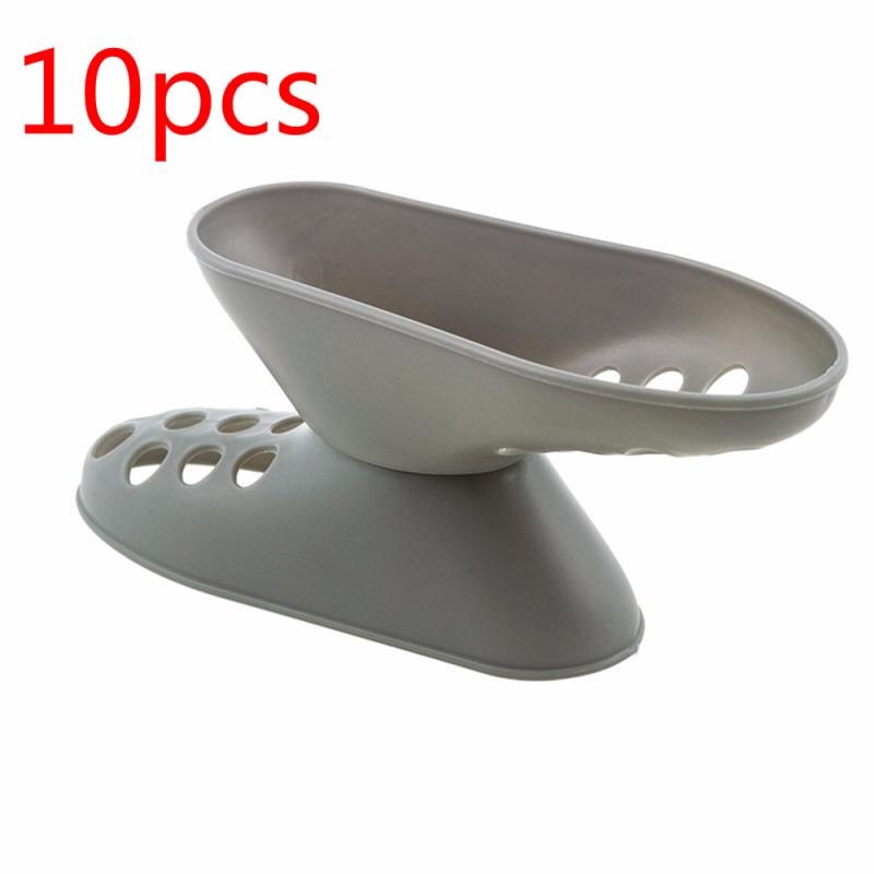 Space-saving Shoes Rack Shoe Storage Plastic Storage Stand / Organizer Rack / Stand Shelf For High Heel Shoe Shoes: 10pcs gray