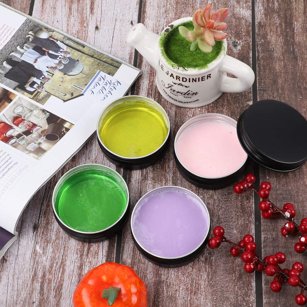 30 stuks 5g 10g 15g 20g 30g 50g lege zwarte aluminium blikken blikken met schroefdeksel ronde kaars kruiden blikken blikken met schroefdeksel containers