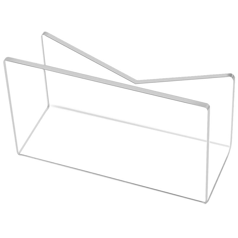 Porte-courrier de bureau en acrylique transparent T1, enveloppe de rangement pour fichier