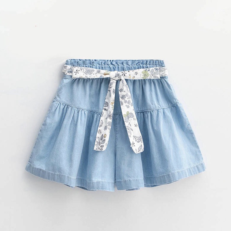 Chivry Nuovo 2020 di Estate Delle Ragazze Del Denim Shorts Bambini Del Bambino Ragazze Piegano la Cinghia Denim Shorts Po &#39;Delle Ragazze Dei Bambini di Modo Dei Jeans Vestiti: 3T