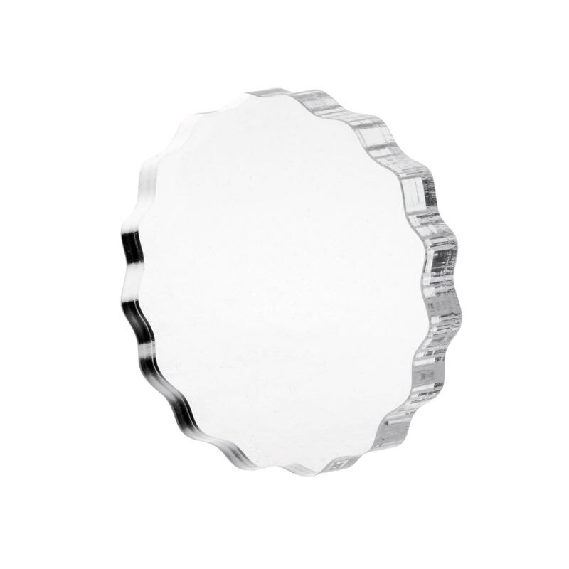 DIY Transparent Seal Stamp Block Acrylic Handle Blocks For DIY Scrapbooking Clear Photo Album Decorative Craft 85WC: F