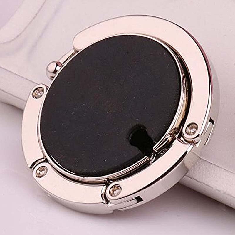 Bag Hook Round Metal Hook Bracket Folding Portable Hook Wallet Handbag Hook Seat Table Hook Bag Accessories