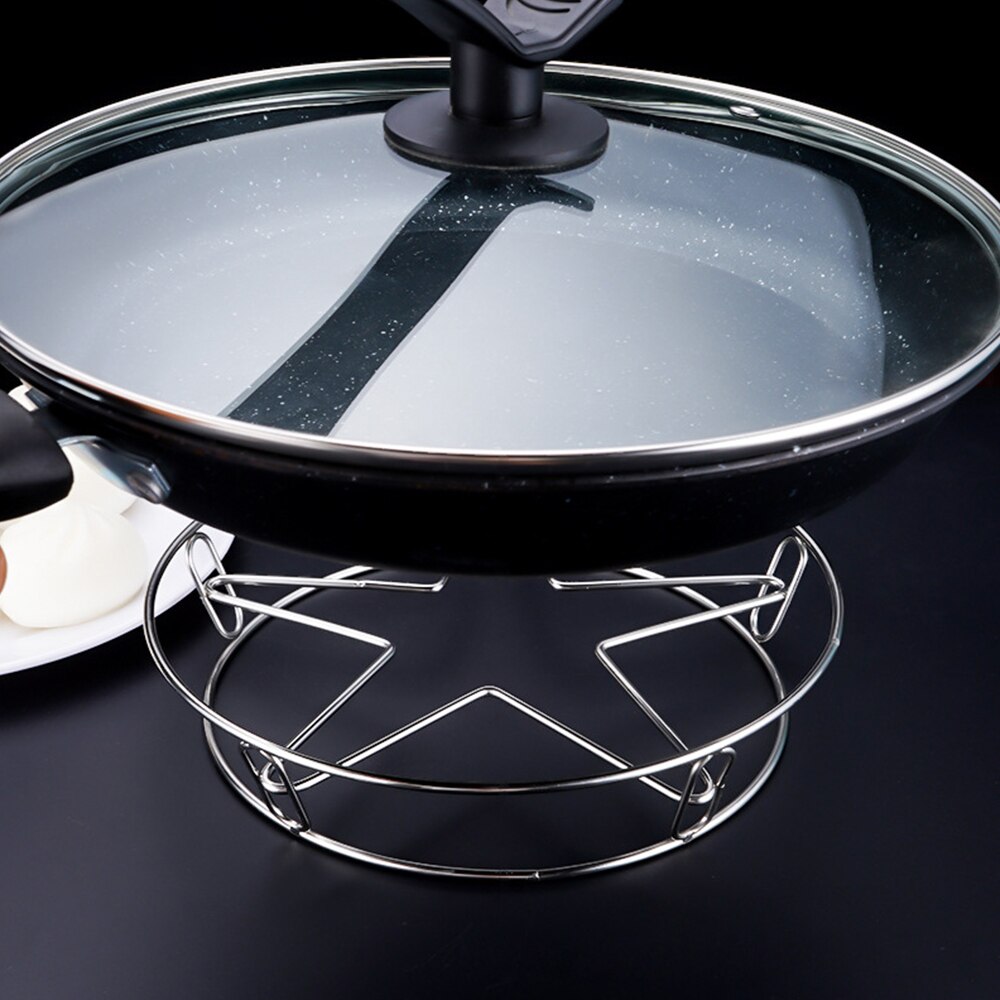 Five-pointed Star Stainless Steel Steaming Racks Kitchen Tools Heat Insulation Anti-Scalding Pot Holder Pot Pad Stand