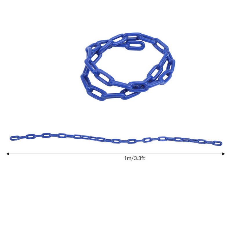 2pcs Swing Extension Chain Plastic Coated Swing Iron Chain Children's Swing chain Indoor And Outdoor Swing Chain (blue)