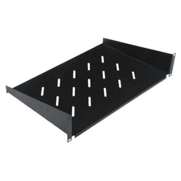 Plateau fixe pour armoire à étagères WP WPN-AFS-22035 – 2 U, 350mm, noir