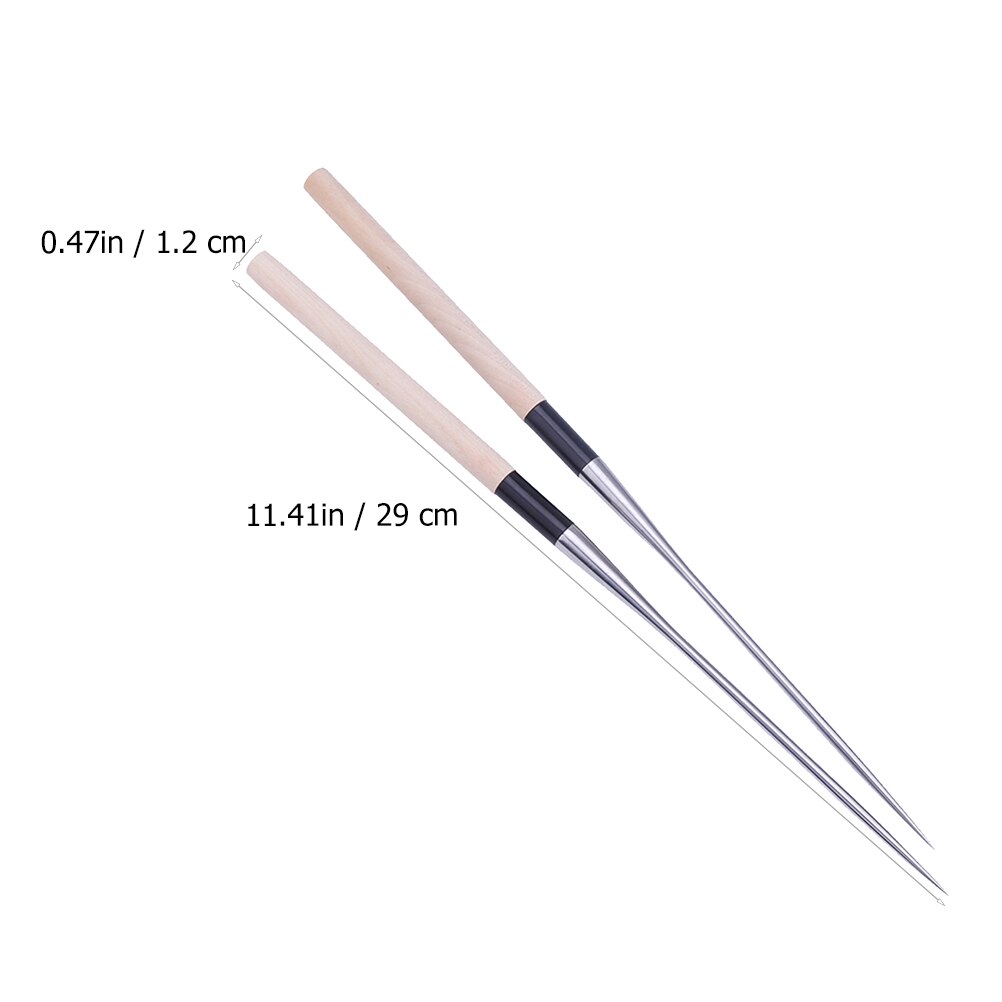 2Pcs Stainless Steel Point Head Japanese Restauran... – Grandado