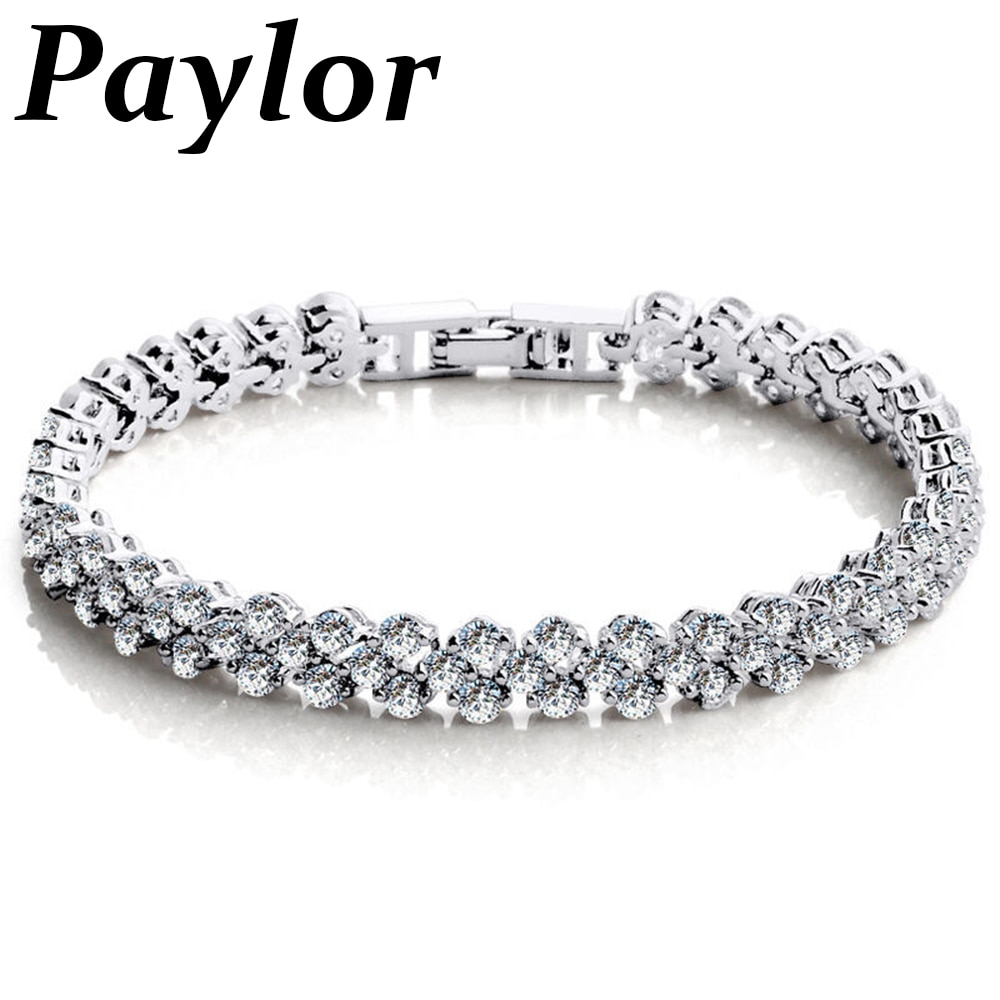 Paylor Heißer Römischen Stil Frau Armband Armband Kristall Armbänder Schmuck Zubehör Romantik Armband