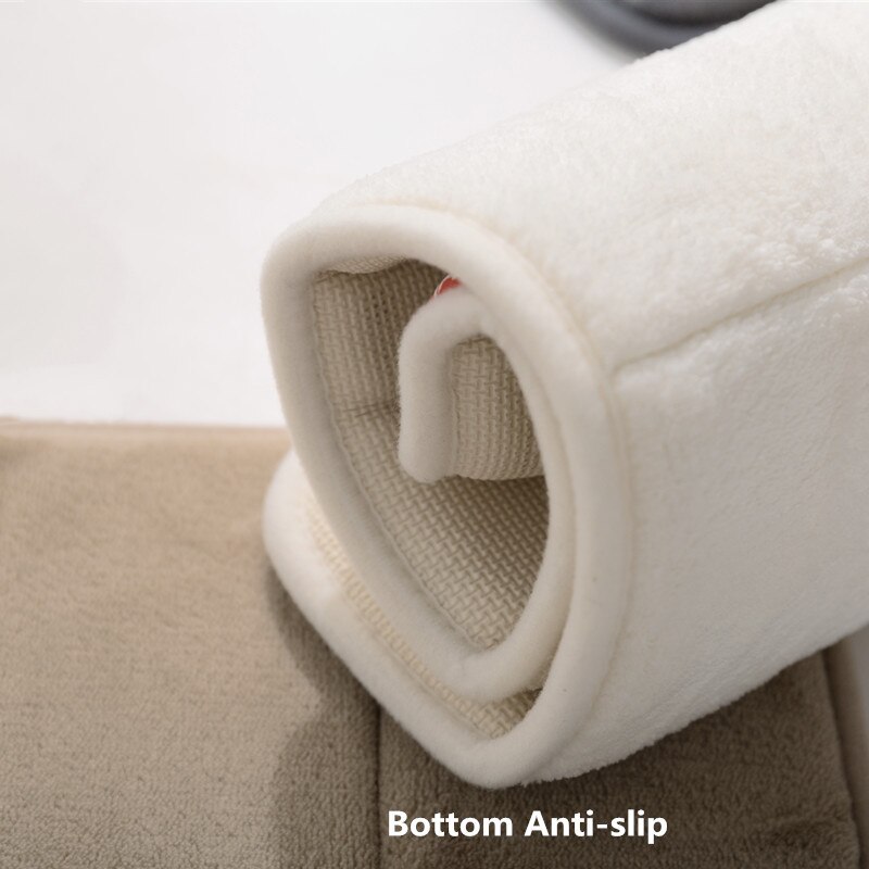 60*40cm Antibacteriële Badmat Badkamer Tapijt Wateropname Tapijt Shaggy Traagschuim Badkamer Mat keuken Vloer sneldrogend