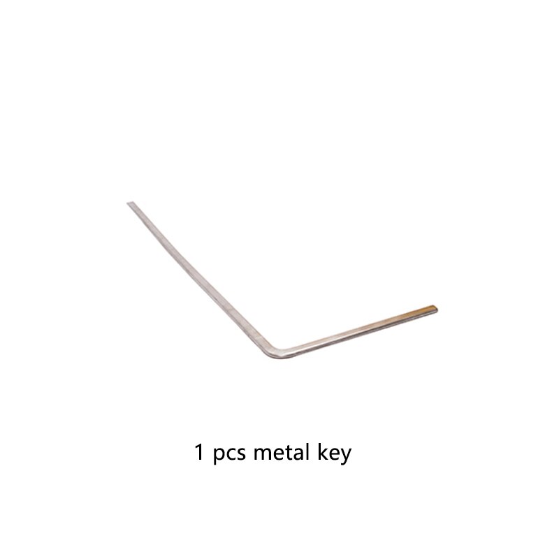 Automatische Honing Collection Nest Frame Imker Bijenkorf Food-Grade Plastic Honingraat Blok Bee Milt Box Bijenteelt Gereedschappen: 1 pcs Metal key