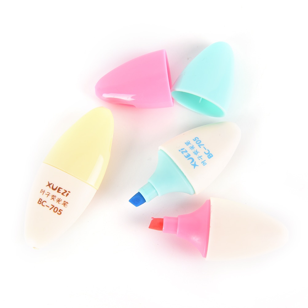 dauerhaft 6 teile/los Süssigkeit Farbe Mini Textmarker stift Marker stifte schreiben schule liefert kawaii schreibwaren
