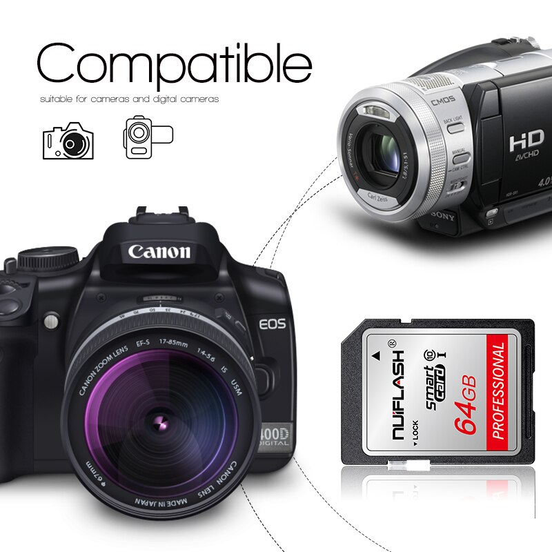 Ultra Memory Sd Card 16GB 32GB 64GB SDHC Camera sd 64gb tarjeta sd 128gb 256GB carte memoire Class 10 UHS-1