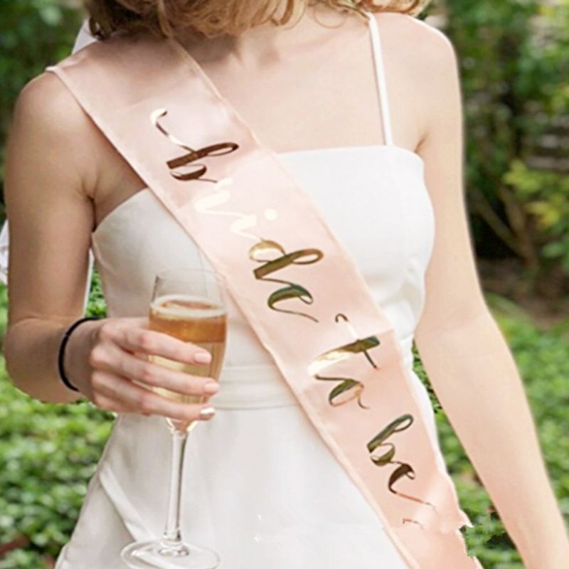 3 stk/sæt polterabend høne fest dekoration rosa guld sæt bryllup slør med kam skærf pandebånd tiara brude bruser forsyninger