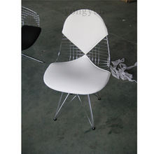 Puder pude til wire stol sædehynder, tråd stol pude, spisestue stol pude pu materiale-kun puden, ingen stol
