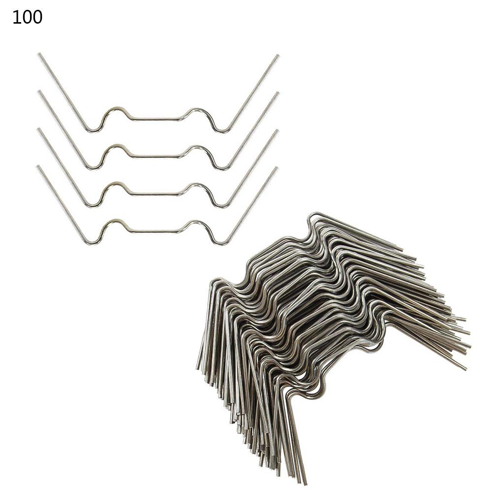 100 glazed clips, stainless steel W type 1.2 mm thick greenhouse sheath