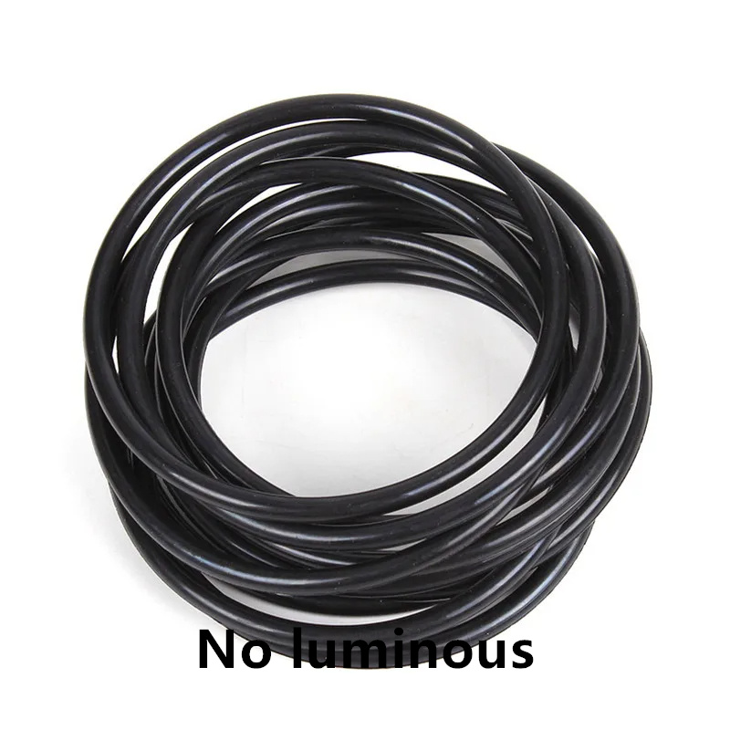 10pcs Black Silicone Bracelets Punk Rock Rubber Band Hip Hop Wristbands Elastic Hairbands Ponytail Scrunchie Bangle Accessories