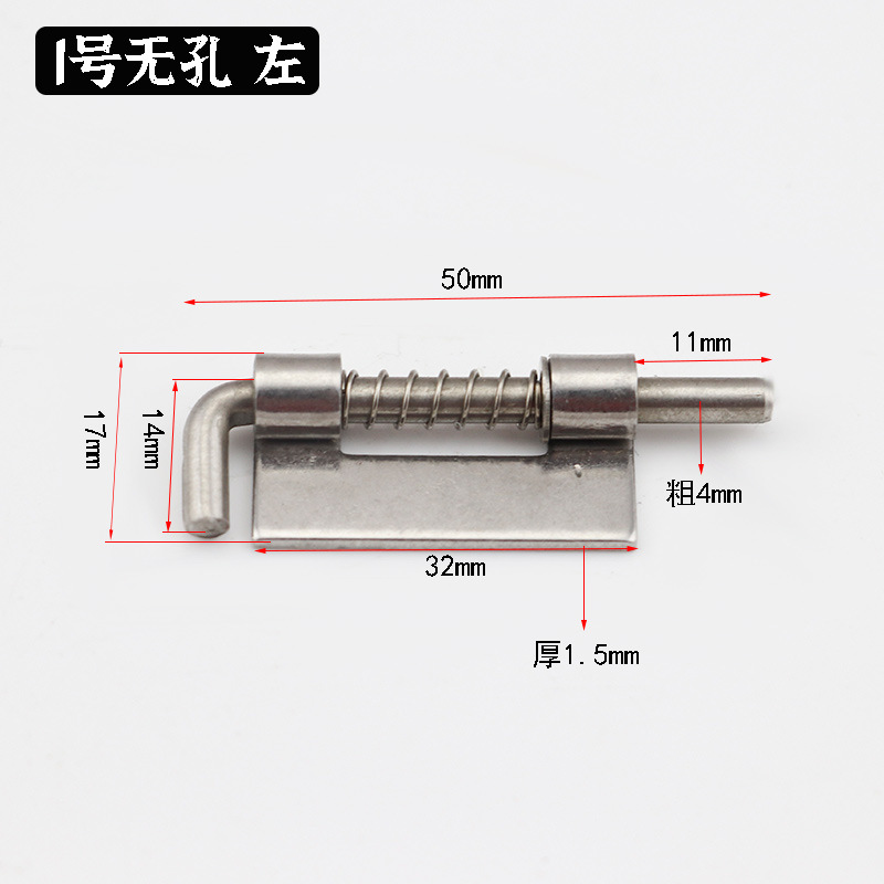 Verrou de porte à ressort en acier inoxydable, boulon de sécurité, baril, boulons cachés pour soudage industriel, matériel d'armoire de Distribution: C