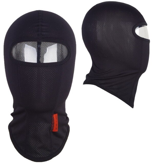 BENKIA-mascarillas térmicas de seda sintética para motocicleta, máscara de sol ultrafina para esquí, capucha, casco, pasamontañas, sombreros