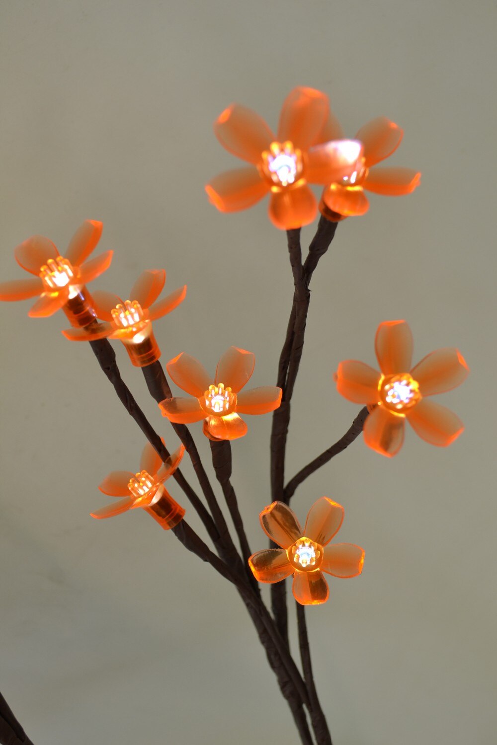 100PCs/ Lot Made Cherry Tree Use 34*18mm Soft Transpent PVC Cherry Flower Head suitable for 5MM LED