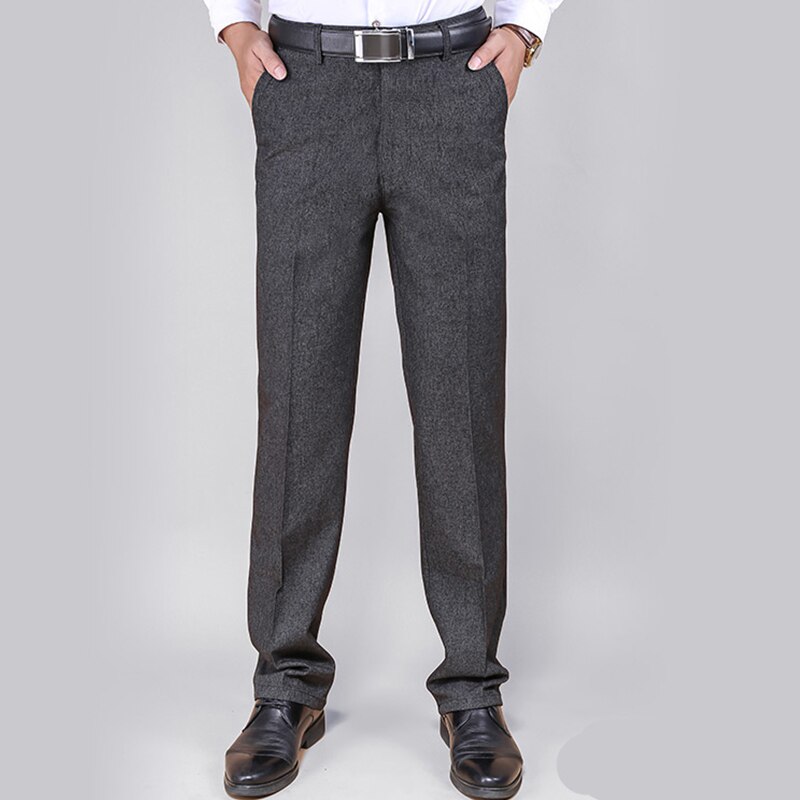 Winter formele bruiloft heren pak broek pasvorm casual zakelijke rechte jurk broek