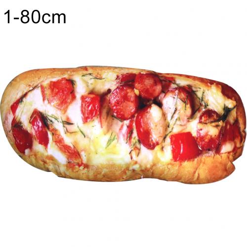 Creativo 3D Simulare prosciutto Burro di Sesamo Pannello Modello di Bambola di Pezza Bambini Regalo di Nuovo Cuscino Complementi Arredo Casa: 80cm Ham Bread