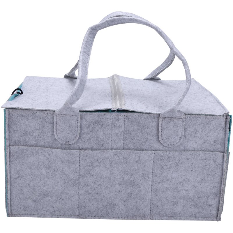 Faltbare Fühlte Baby Windel Caddie Veranstalter Abnehmbare Deckel Lagerung Tasche Art Spielzeug Tragbare Tasche Kasten für Auto Reise Ändern Tisch orga
