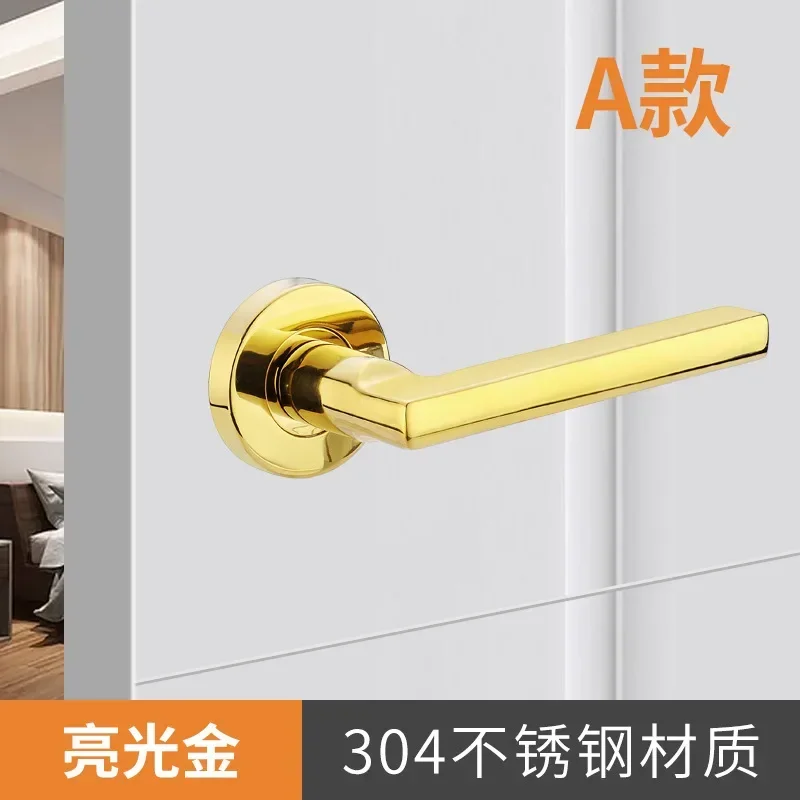 2 stk 304 håndtak i rustfritt stål for låvedører, for innerdører, inne- og utedører, tredør, enkeltsidet håndtak uten lås: Mørk grå