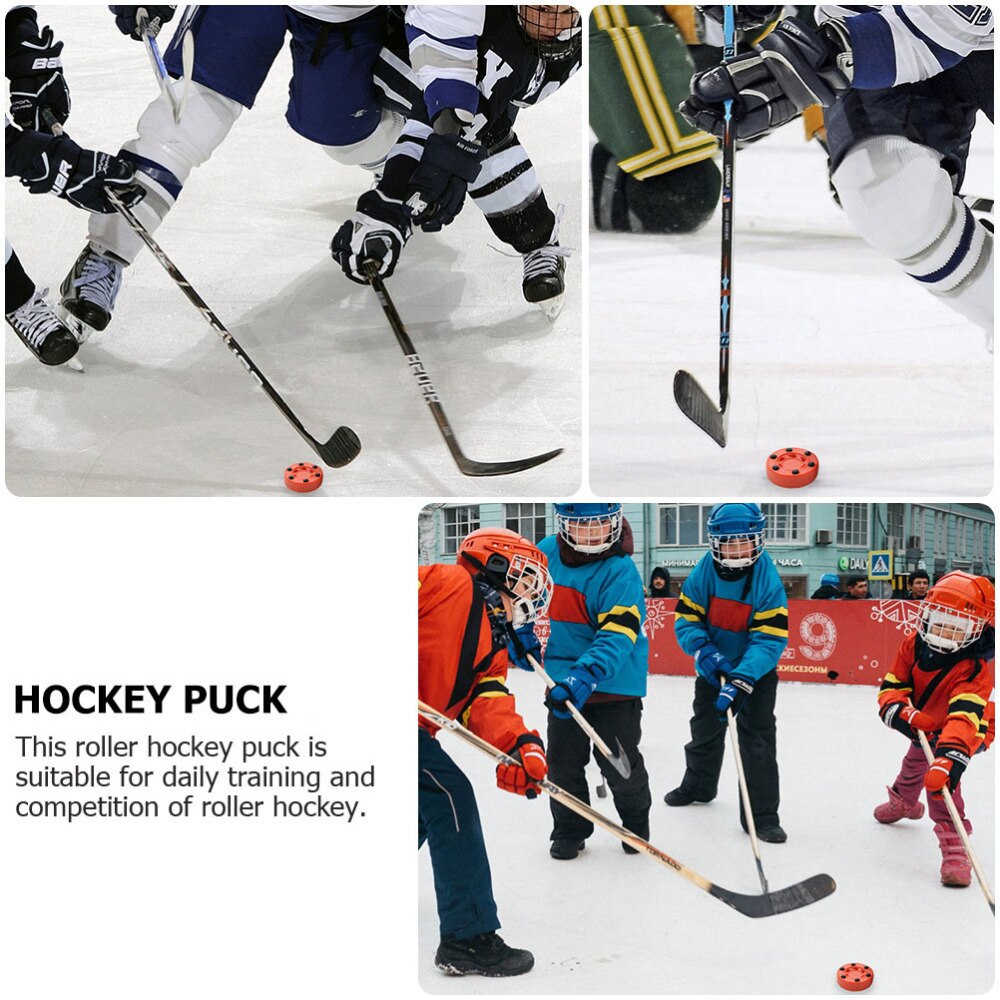 3pcs Roller Hockey Game Puck Training Puck Street Hockey for Practicing