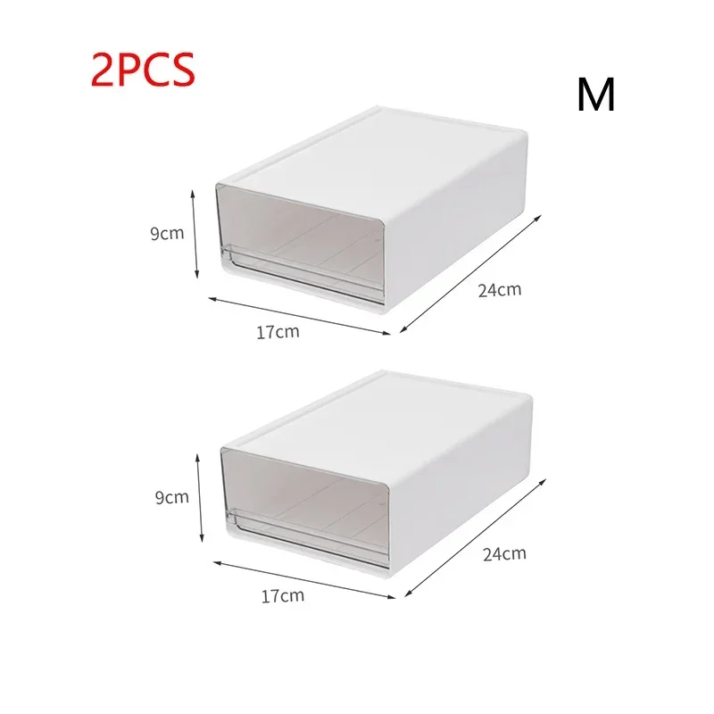Desk Storage Box Organizer Drawers Desktop Transparent Plastic Office File Storage Boxes Stackable Combination Organizer Cabinet