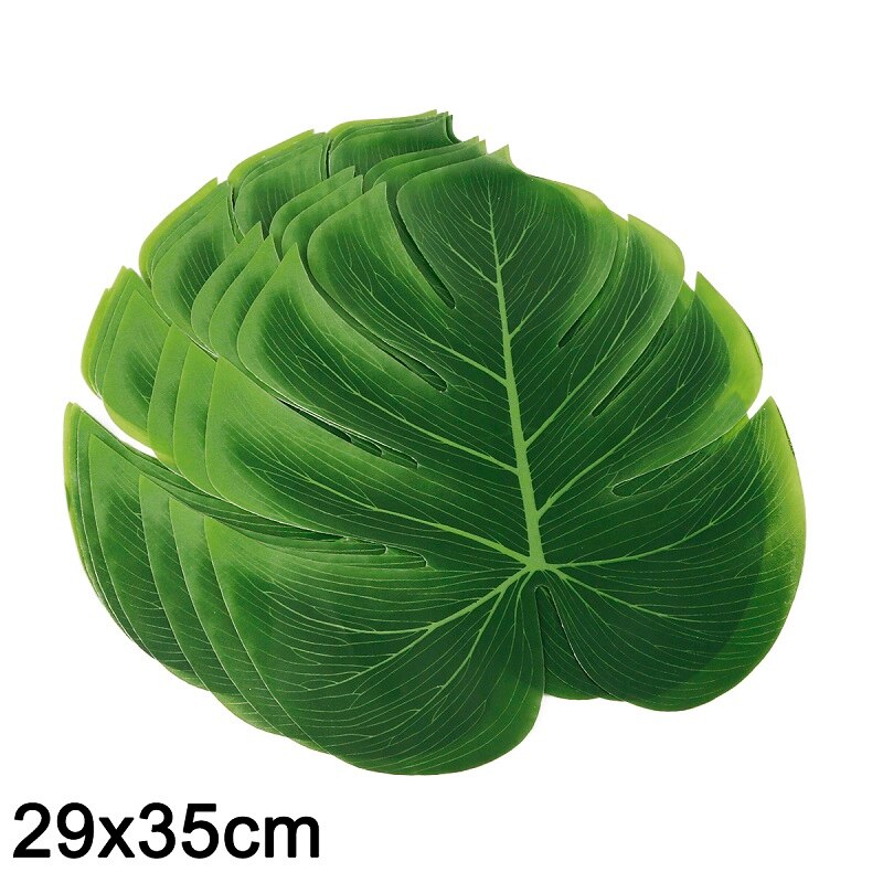 12Pcs Artificial Tropical Palm Leaves for Hawaiian Luau Theme Party Decorations DIY Wedding Home Garden Decoration: Style-03