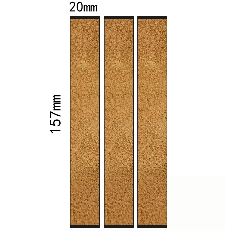 coramella in pelle a doppio lato per affilare i coltelli kit blocco di colpire con composto per lucidatura per affilare i coltelli a doppio lato: giallo