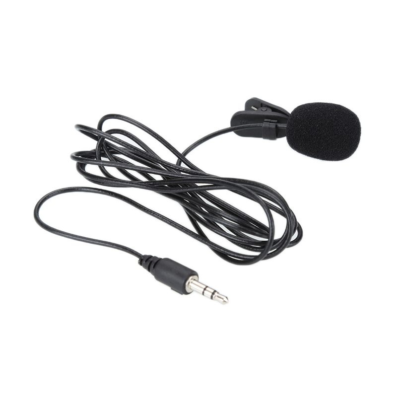 Mini professionals 3.5mm jack clip-on revers mikrofon mini mic til pc bærbar højtaler