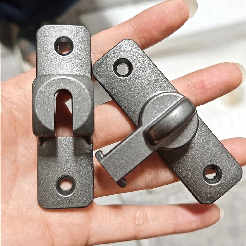 Cerradura de puerta de ángulo recto de aleación 1/5x, cerradura de puerta de 90 y 180 grados, pestillo de puerta corredera, ventana, cajones, gabinete, hebillas de puerta, ferretería para el hogar