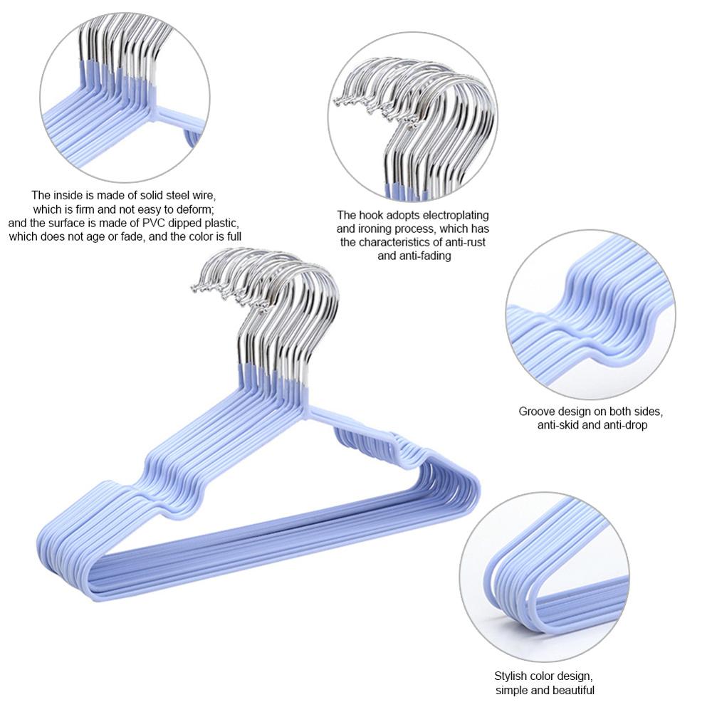 10pcs Kids Clothes Hangers For Jeans Pants Coat Hanger Home Storage Holder Dress Long Racks Plastic Clothing Hanger