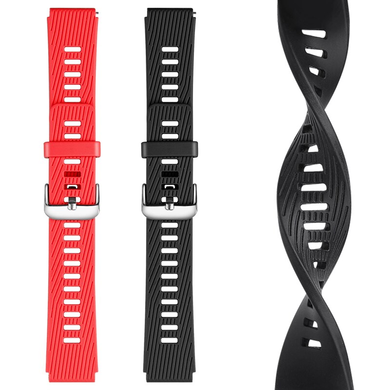 Correa de silicona de 18mm para huawei Talkband b5, muñequera de repuesto, porosa, transpirable, huawei band B5, Correa deportiva, tamaño ajustable