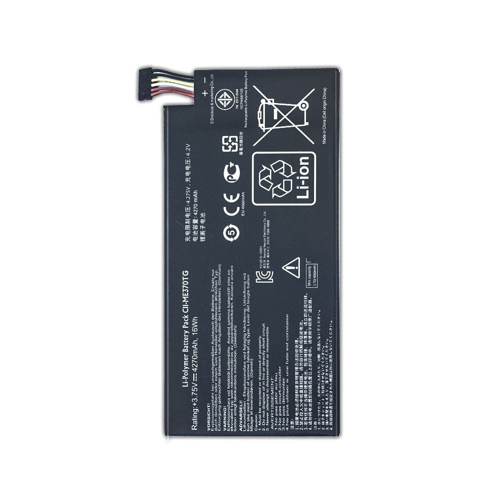 For Asus Google Nexus 7 Nexus7 3G Version 4270mAh C11-ME370TG Tablet Battery