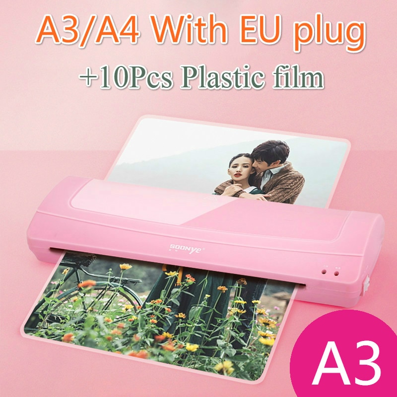 A3 Photo Laminator Paper Film Document Thermal & Cold Laminator Plastificadora Termolaminar Plastifieuse Laminating Machine