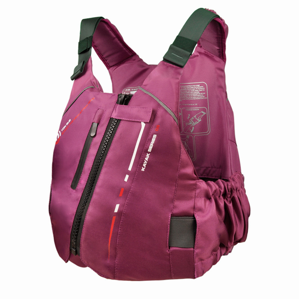 Adult Life Jacket Portable Sea Rescue Buoyancy Vest Water Sports Fishing Swimming Snorkeling Surfing Life Jacket: Purple / S-M