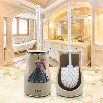 Hars Badkamer Borstel Houder met Stand Set Badkamer Accessoires Hars Wc Borstel Kit WC Borstel Badkamer Set Kit: G