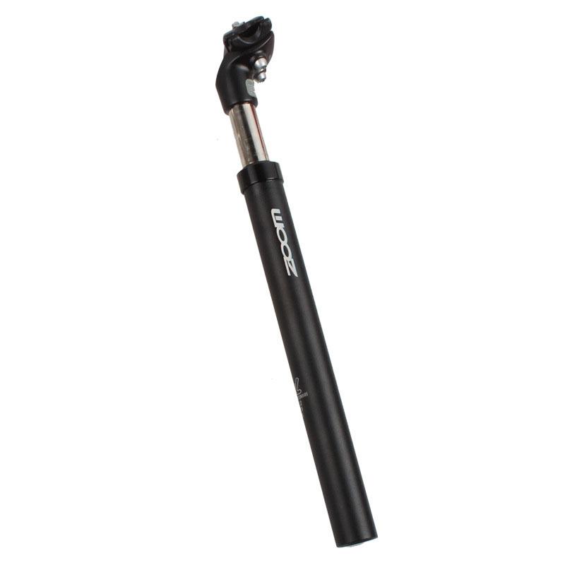 Tubo de asiento para bicicleta de montaña, poste de asiento de bicicleta de 27,2/31,6mm x 350mm, absorción de impacto de aluminio:  27point2 Black