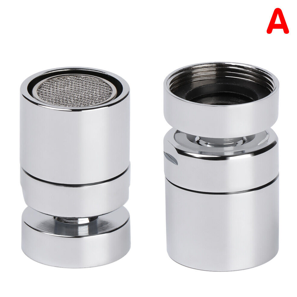 Aérateur de robinet d'eau 22mm femelle 24mm mâle, 1 pièce, rotation de degrés, Super pulvérisateur, résistant aux éclaboussures, économie d'eau, pièces de buse: Marron