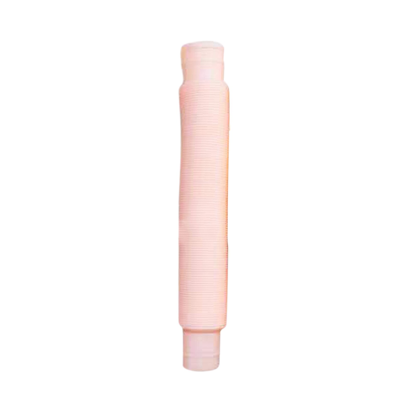 1Pcs Colorful Plastic Pop Tube Coil Magical Toys Circle Funny Toys Early Puzzle Educational Folding Magical Figet Toy: Orange