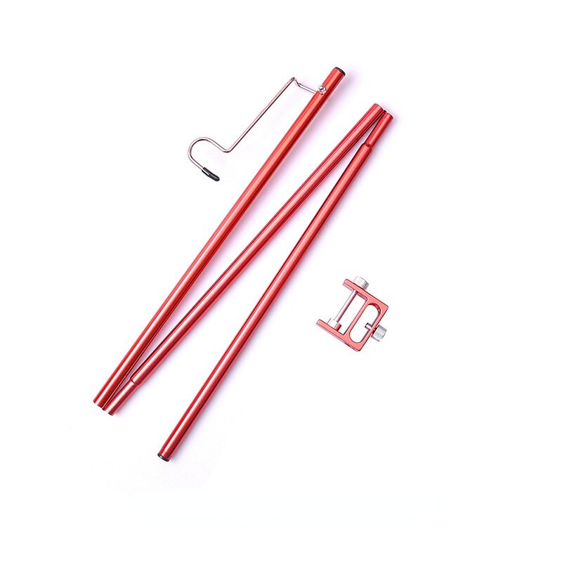 Poteau de lampe pliable en alliage d'aluminium, Camping en plein air randonnée, pêche Portable, support de fixation de la lumière, support de lanterne