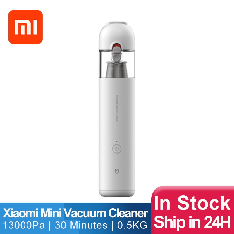 Xiaomi Mijia Handheld Vacuum Cleaner Portable Handy Car Vacuum Cleaner 120W 13000Pa Super Strong Suction Vacuum For Home&Car