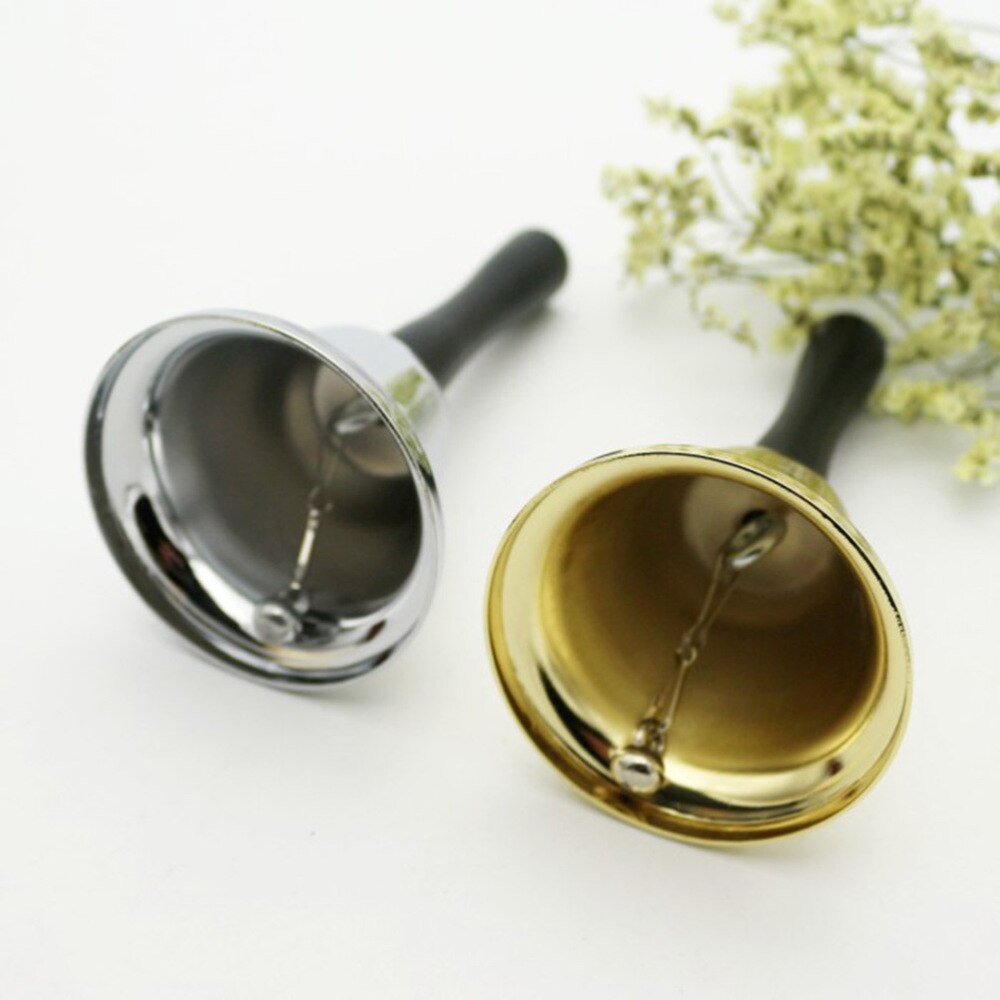 1PC campanello chiaro suono metallo solido campanello multiuso per la scuola dell'Hotel del ristorante di casa