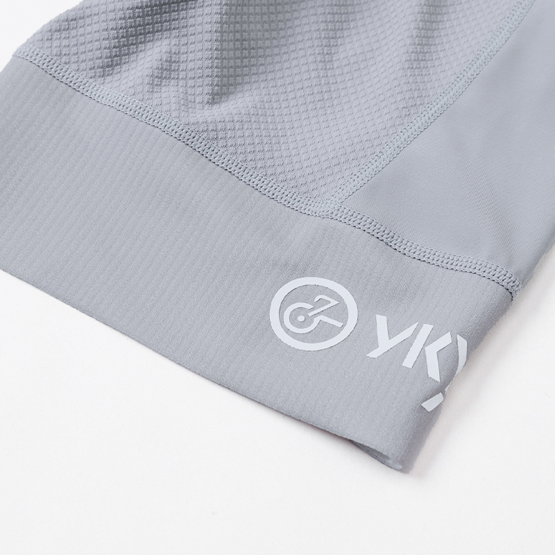 YKYW Pantaloncini con bretelle pro squadra da uomo Abbigliamento estivo da esterno Abbigliamento sportivo da bicicletta traspirante Collant Pantaloncini con bretelle blu grigi 6 minerale