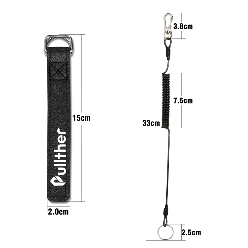 Pullther Angelrute Hosenträger Verschluss Halter Krawatte Gürtel Wrap Straps Teleskop Elastische Retention Seil Sicherheit Angeln Werkzeuge