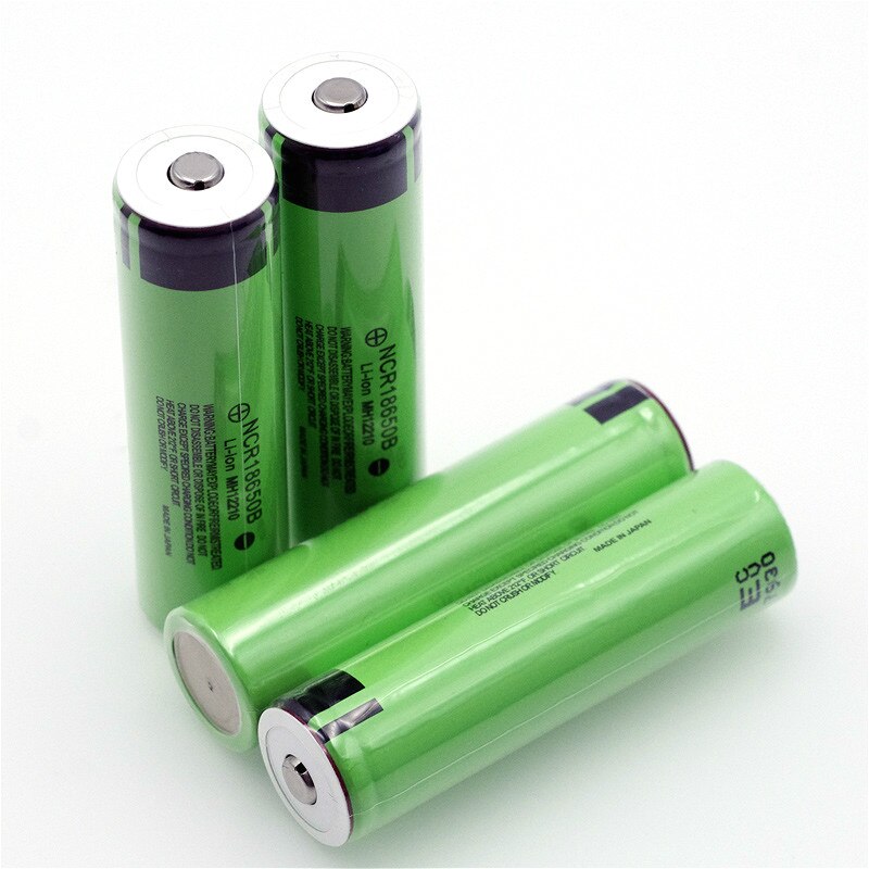 Original 18650 3.7 v 3400 mah Lithium Rechargeable Battery NCR18650B with Pointed(No PCB) For flashlight batteries